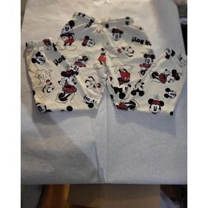 Disney Mickey Mouse Womens 2x Fleece Jogger Sweatpants Pants World Parks
